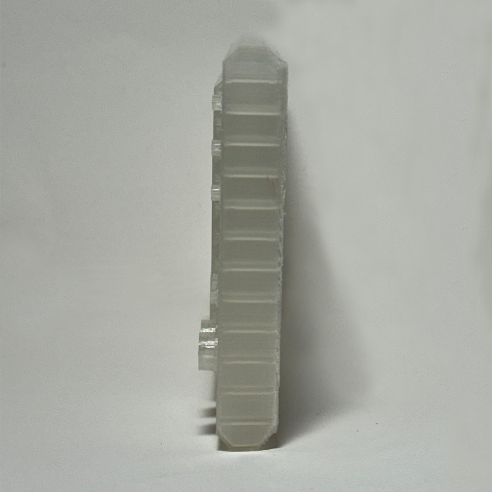 Profile of printed model.